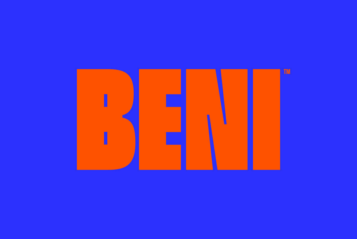 Beni字体全套4字重 电影海报 标题 专辑插图 潮流时尚 字体包 by Nois