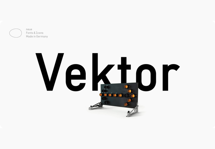 Neue Vektor 字体全套28字重  by Neue