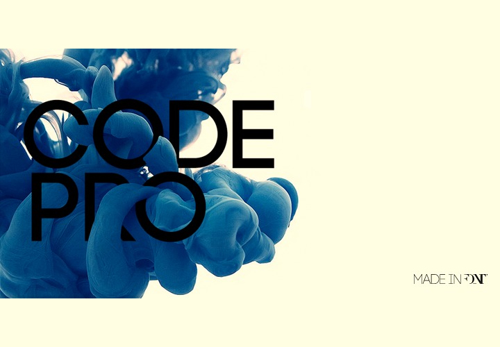 Code Pro字体全套10字重   by Fontfabric