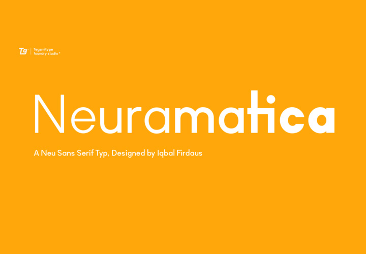 TG Neuramatica字体全套5字重  by Tegami Type
