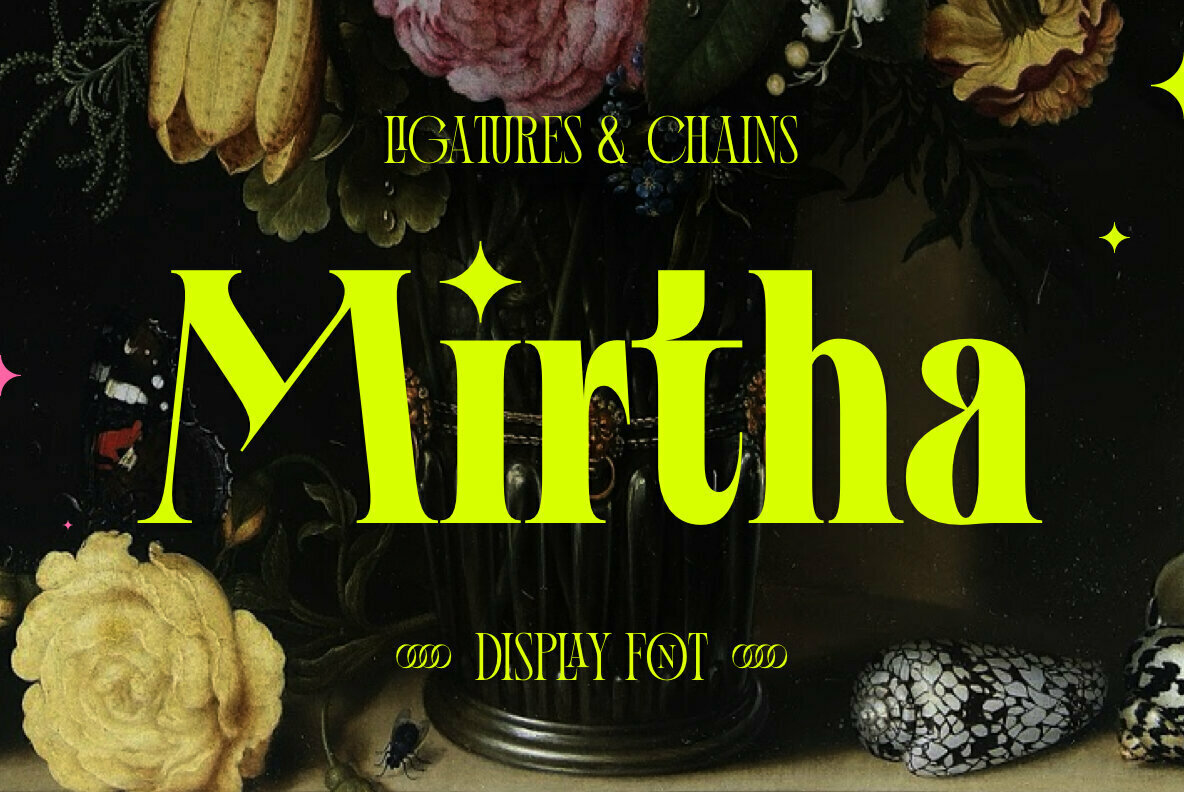 Mirtha Display字体全套4字重    by Nois