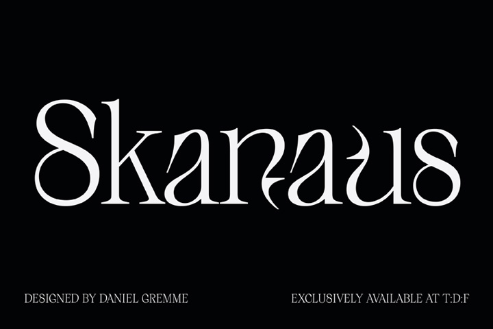 Skanaus 字体全套2字重  by Daniel Gremme
