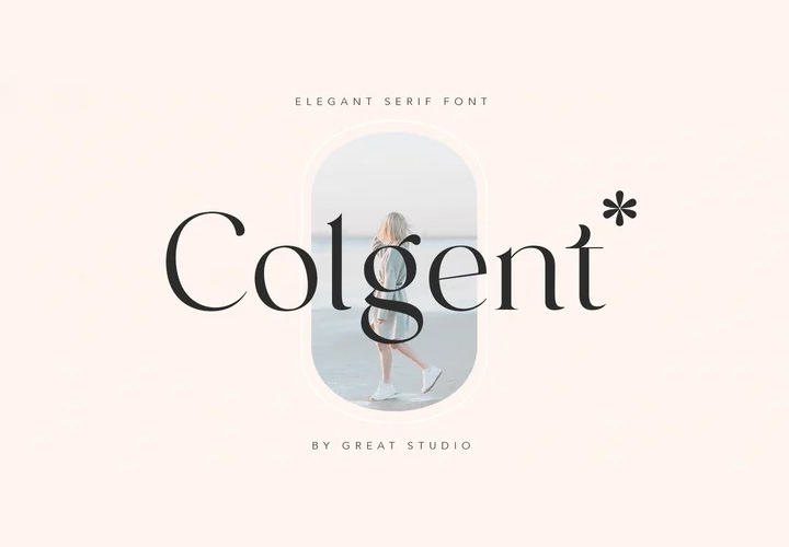 Colgent现代衬线字体  by Great Studio
