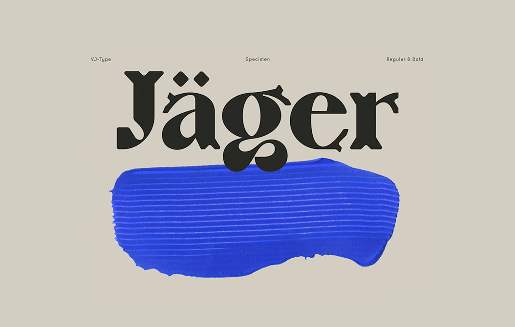 Jäger | Violaine和JérémyFoundry的新字体  by VJ-TYPE