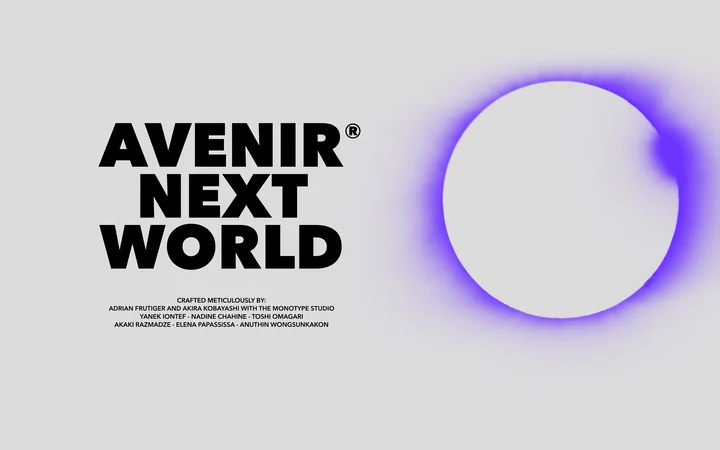 Avenir Next World字体全套20字重  by Linotype