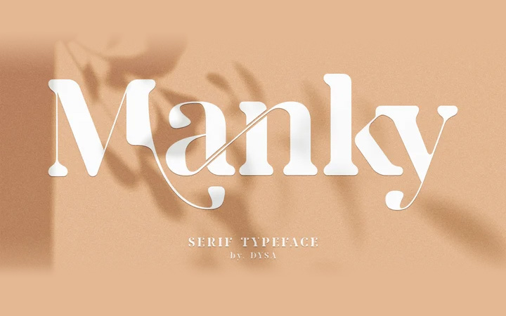 Manky衬线字体 by DYSA Studio
