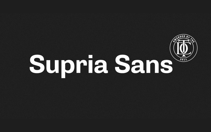 Supria Sans字体全套18字重 by HVD Fonts