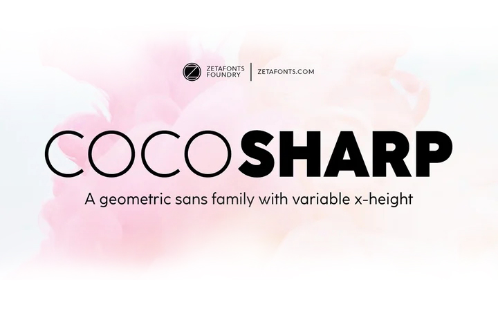 Coco Sharp字体全套60字重 by Zetafonts