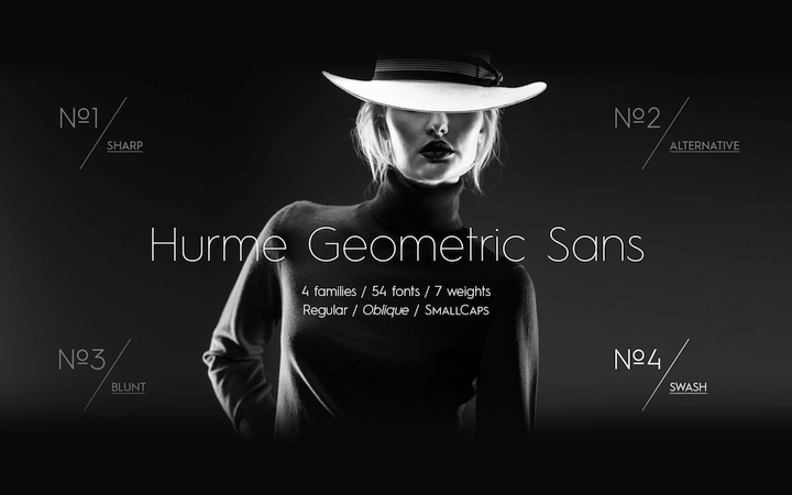 Hurme Geometric Sans 4字体全套14字重 by Hurme