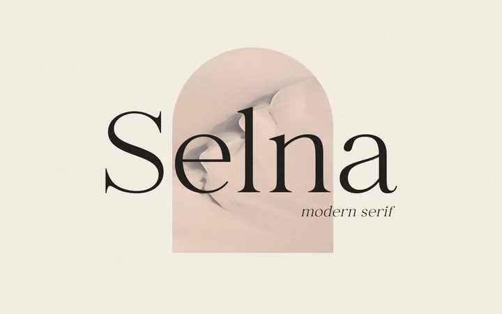 Selna字体全套4字重  by Larin Type Co