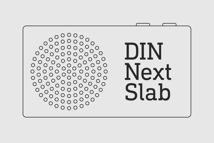 DIN Next Slab字体全套14字重   by Linotype