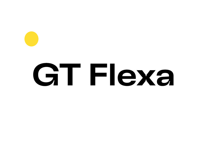 GT Flexa字体全套112字重 流畅的设计空间   包含可变字形   by Grilli Type