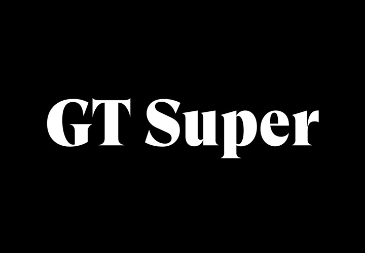 GT Super 字体全套20字重  衬线字体  by Grilli Type
