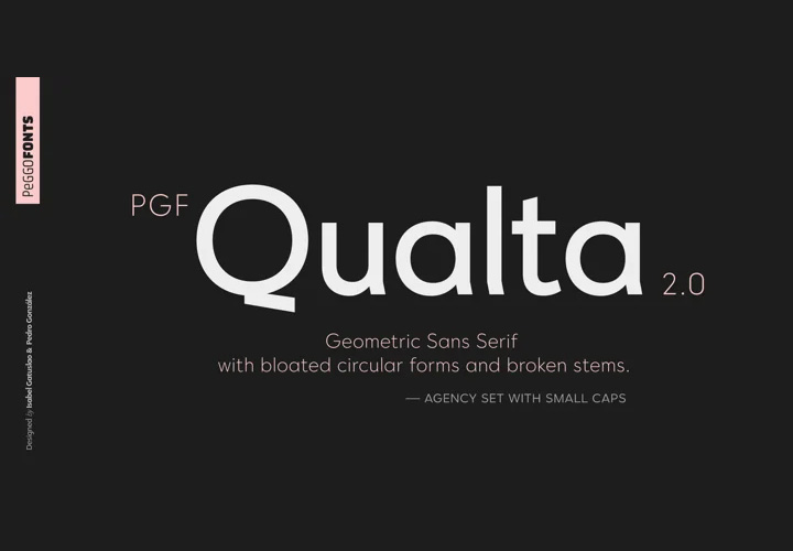 PGF Qualta字体全套16字重  by PeGGO Fonts