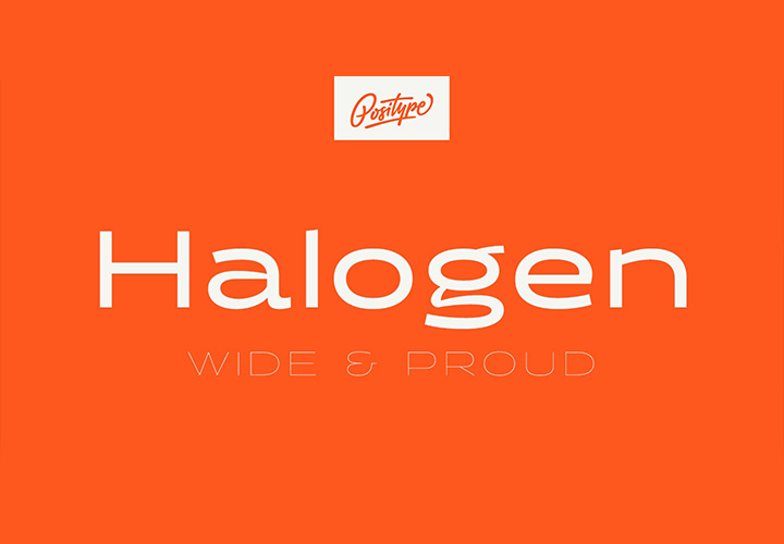 Halogen字体全套14字重 by Positype