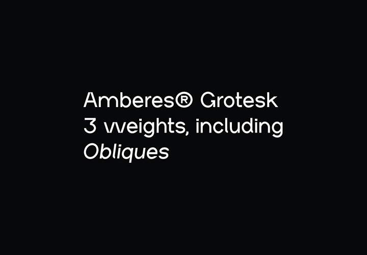 Amberes Grotesk 字体全套6字重  大胆创新的无衬线字体 by Olivier Segers