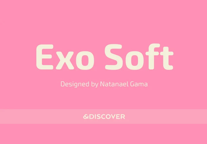 Exo Soft字体全套18字重   现代的无衬线字 by Ndiscover