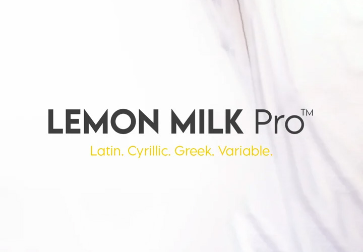 Lemon Milk Pro字体全套18字重  无衬线字体 by Marsnev