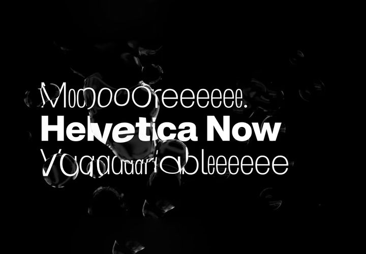 Helvetica Now Variable字体全套2字重  可变字形 by Monotype