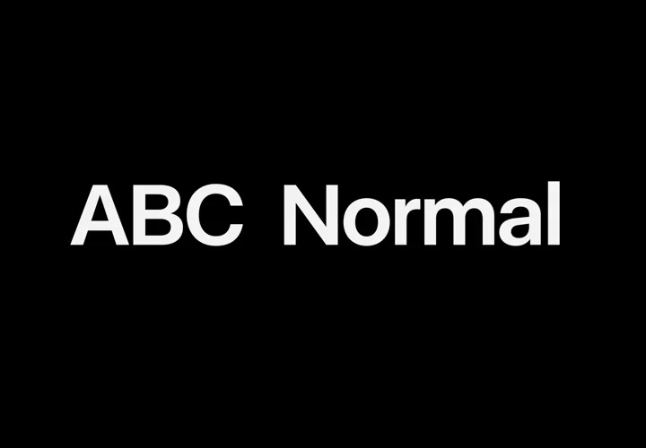 ABC Normal字体全套24字重  by Alphabets by Chileans (A.B.C.)