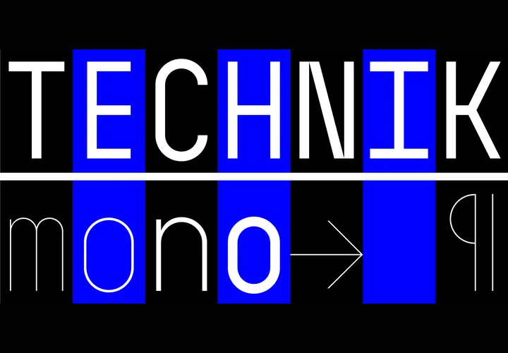 Technik Mono字体全套4字重  等宽版本字体  by CarnokyType