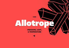 Allotrope字体全套100字重 同素异形体是同一元素的不同结构形式  by Kostic