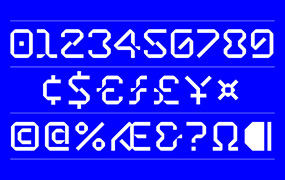 Betatron字体  科幻电影的启发  by CoType Foundry