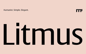 Litmus字体全套5字重 人文主义无衬线设计  by Indian Type Foundry