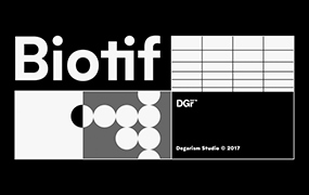 Biotif 字体全套16字重 几何典型字符的现代无衬线字体 by Degarism Studio