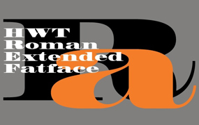 HWT Roman Extended Fatface字体全套2字重  by Hamilton Wood Type Foundry