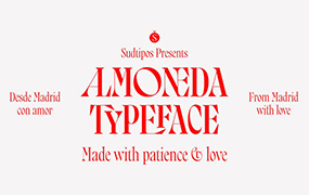 Almoneda字体全套4字重  含可变字形  by Sudtipos