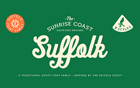 Suffolk 传统而现代的字体家族 by Hemphill Type