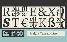 Freight Text Pro字体全套12字重  by Freight Collection