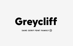 Greycliff CF字体全套18字重  多功能的无衬线字体系列 by Connary Fagen
